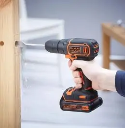 Akumulatorska bušilica-odvijač 18V BDCDC18B Black&Decker