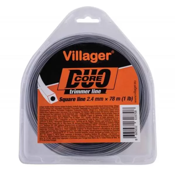 Silk za trimer 3.0mm X 277m (5LB) - Duo core - okrugla nit Villager - proizvod na akciji