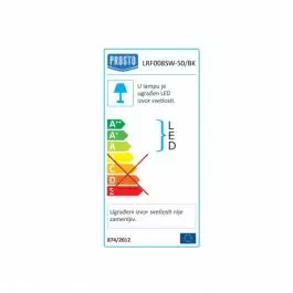 LED reflektor sa PIR senzorom 50W LRF008SW-50/BK PROSTO