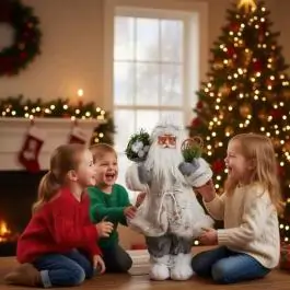 Deda Mraz beli 45cm Artur