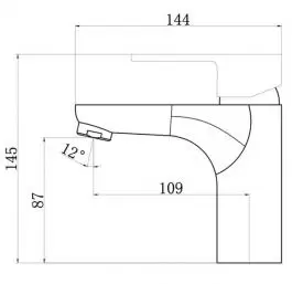 Slavina-baterija za lavabo ST2522 Diplon