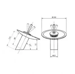 Baterija za lavabo Slap ST9905 Diplon