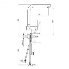 Baterija za sudoperu 238201G ROSAN