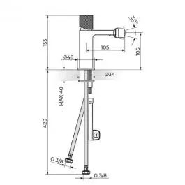 Baterija za bide 239101BG ROSAN