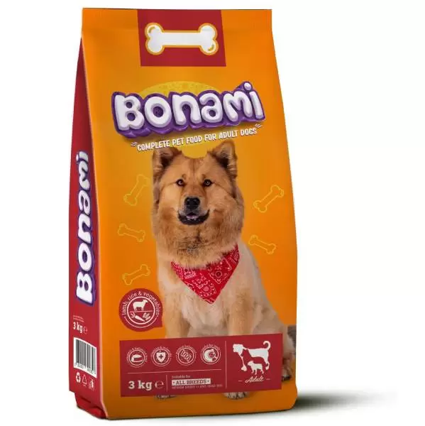 Briketi za pse Jagnjetina&Pirinač&Povrće 3kg Bonami