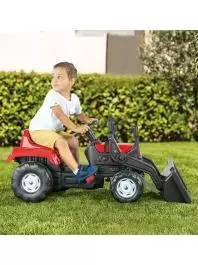 Traktor na pedale sa kašikom za decu crveni 080479 Dolu Toys