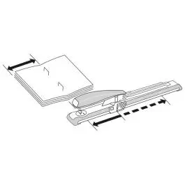 Heft mašina za spajanje do 40 listova stona duga (24) NeXXt Leitz 5560 crna