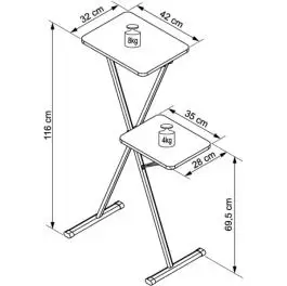 VEGA AVX 12B stalak za projektor