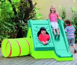 Kućica za decu Funtivity play house tirkizno/zelena