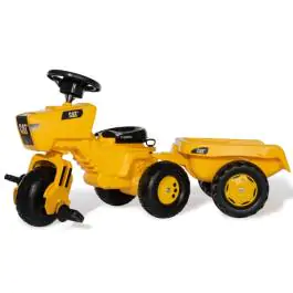 Rolly traktor na pedale CAT trac sa prikolicom