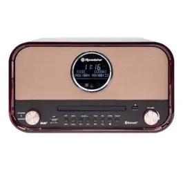 ROADSTAR HRA1782ND+BK retro radio sa drvenim kućištem