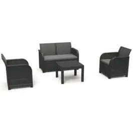 Keter baštenski set Rosalie 2 seater grafit