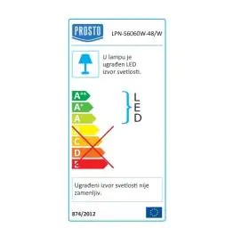 LED panel 48W dnevno svetlo Prosto