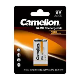 Camelion punjiva baterija block 250 mAh CAM-NH-9V250/BP1