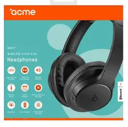 ACME BH317 Bluetooth Slušalice sa mikrofonom Multilink, Crna