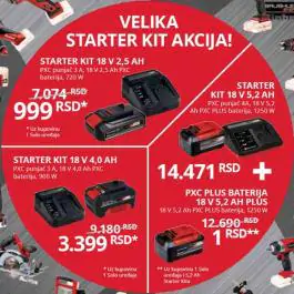 Einhell akcija Starter Kit Power-X-Change