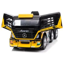 Kamion za decu na akumulator 283 žuti Mercedes-benz