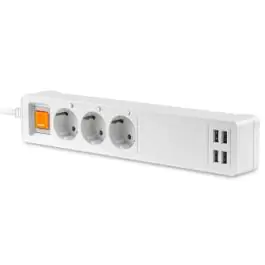 Produžni kabl adapter PSHS16AW 16A 4xUSB 3 utičnice WI-FI Platinet