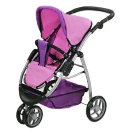 Knorrtoys kolica za lutke Coco - pink purple