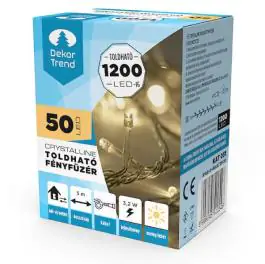 LED Svetleci niz 5m 50 kom toplo bela