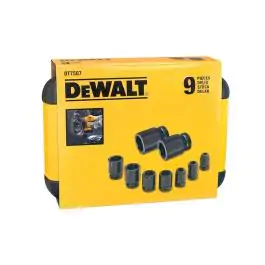 DeWalt DT7507 set nasadnih ključeva, 9 delova, 1/2"