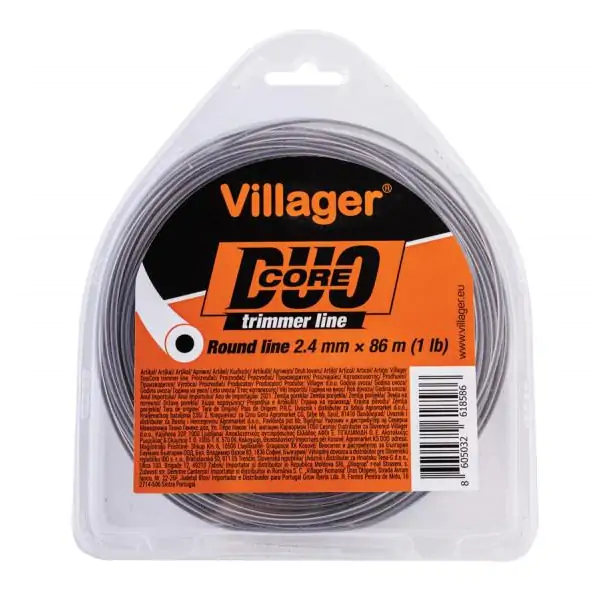 Villager silk za trimer 2.7mm X 68m (1LB) - Duo core - Okrugla nit Villager