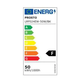 LED reflektor 50W LRF024EW-50W/BK Prosto