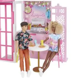 Barbie kućica sa galerijom i barbikom