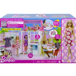 Barbie kućica sa galerijom i barbikom