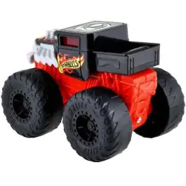 Hot Wheels Monster truck 1:43 sa svetlom i zvukom crveni