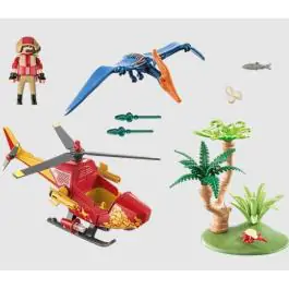 Playmobil helikopter sa Pteranodonom