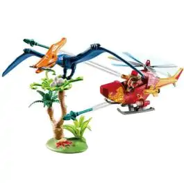 Playmobil helikopter sa Pteranodonom