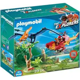 Playmobil helikopter sa Pteranodonom