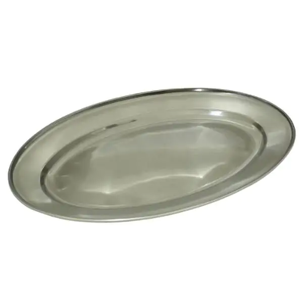 Ovalni poslužavnik 45 cm od inox-a