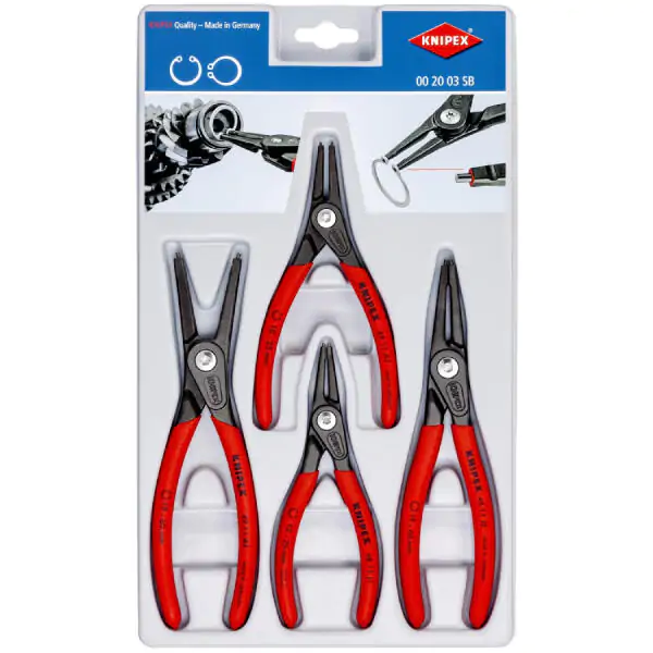 Knipex 00 20 03 SB Precizna klešta za Seger osigurače u setu