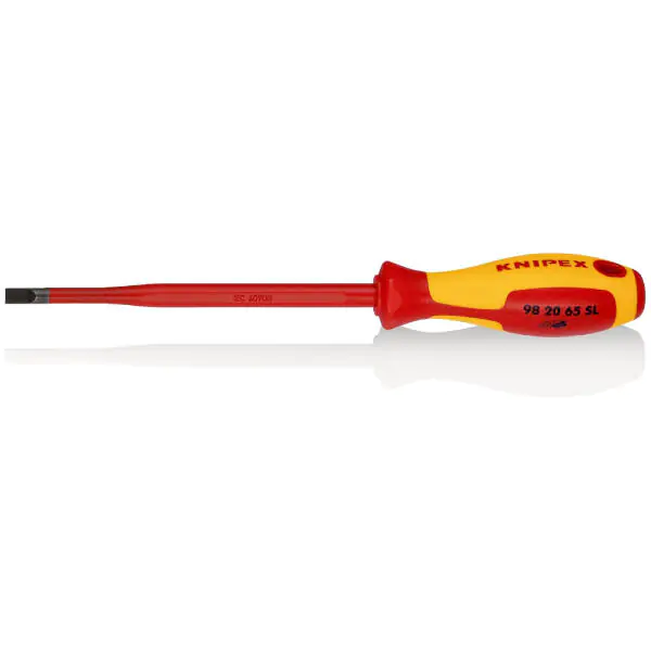 Knipex odvijač Slim ravni 1000V VDE 6,5mm 98 20 65 SL - proizvod na akciji
