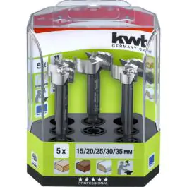 KWB 49706300 Energy-Saving set burgija za klap šarke, 5 delova