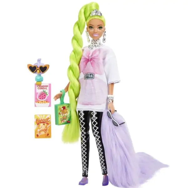 Barbie EXTRA lutka Neon