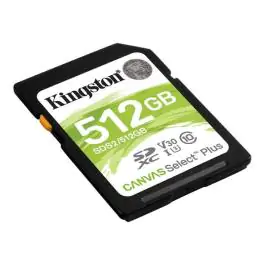 Kingston SD Memorijska kartica 512GB Select Plus Klasa10