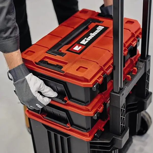 Einhell E-Case Tower set 3 kofera za alat sa točkovima