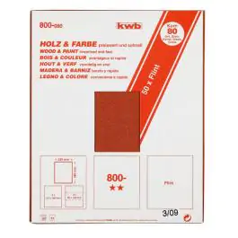 KWB 49800040 Brusni papir list (drvo-farba) GR40 | 230x280