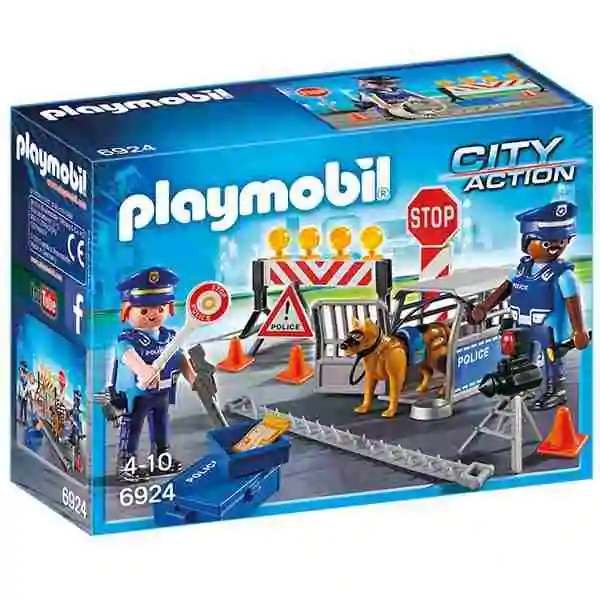 Playmobil City Action Policija Barikade na putu