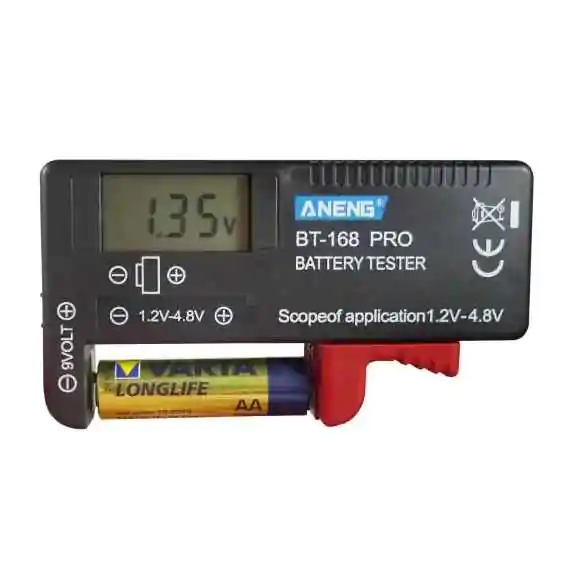 Tester baterija AA, AAA, C, D, 9V