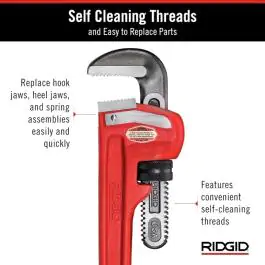 Ridgid klesta za cevi ravna 48" 31040