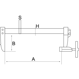 Bahco ručna stega 420SH-120-1000