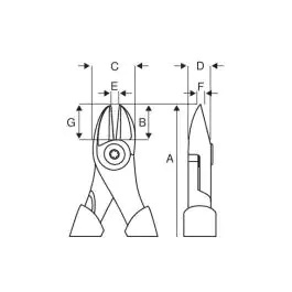 Bahco sečice 2101S-200 VDE 200mm