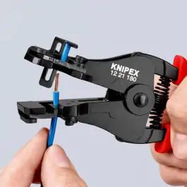 Knipex klešta za skidanje izolacije s profilnim noževima 0.5-6.0mm² 12 21 180