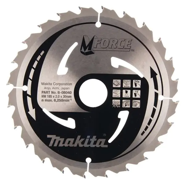 Makita list cirkulara za drvo 185x30x24z