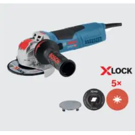 Bosch GWX 19-125 S Ugaona brusilica mala + 5x X-Lock