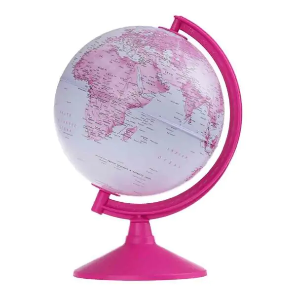 Globus planetoid 20cm Pink